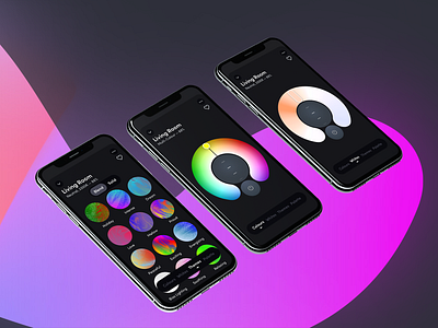 LIFX App 4 — Control app app design lighting product product design smart home smart light ui ux