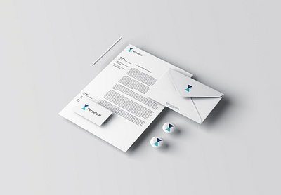 Perpetual Financial® branding branding identity businesscard clean design designer dribble envelope finance financial group graphic design graphic pear graphicdesign illustration logo logo design minimal mockup vancouver white