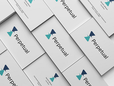 Perpetual Financial® brand identity branding business card clean design designer dribble financial graphicdesign idea illustration logo minimal typogaphy vancouver white