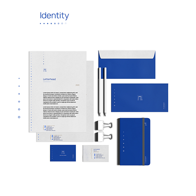 identity brand branding creative design identity logo presentation vector