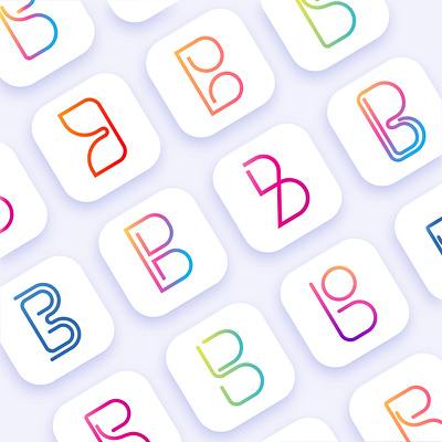 Letter B Exploration bmark brand graphicdesigner letterblogo logoconcept logodesigner logogrid logomaker needlogo