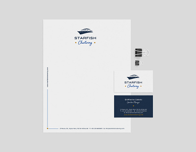 STARFISH Chartering identity branding design greece logo logo design logotype