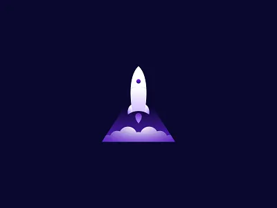 Rocket logo adobe branding design illustration illustrator logo logo design logochallenge logotype rocket vector