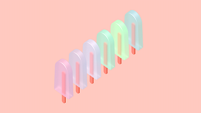 ice cream artwork c4dfordesigners