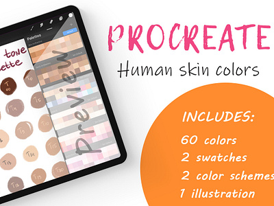 Procreate Skin Colors Palette