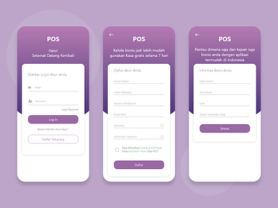 Point Of Sales Register ui ux