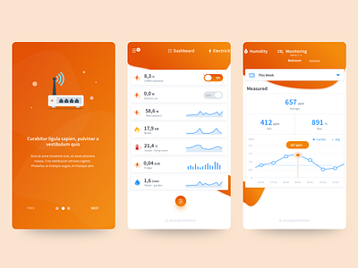 Mobile app for Energomonitor mobile mobile app mobile design