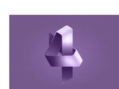 36daysoftype_4 36dayoftype 36days 36days4 36daysoftype07 4 grain texture illustrator number typogaphy