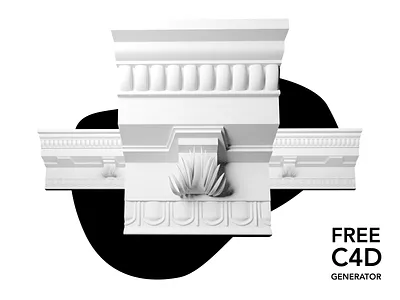 Stucco Generator for C4D 3d architecture c4d cinema 4d cinema4d free freebie freebies generator room stucco
