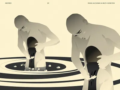 The gap ad character design illustration illustration art poster print scene vector