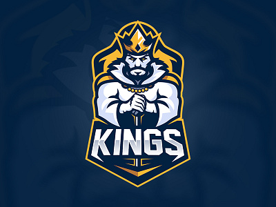 Kings Mascot Logo illustrator kings logo logo design mascot mascot logo