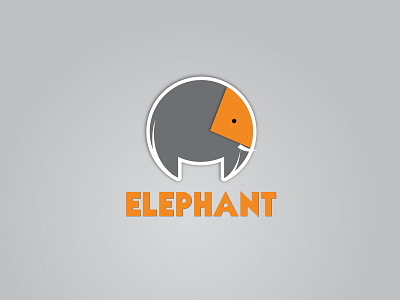 Logo - Elephant branding design elephant flat icon illustration logo vector