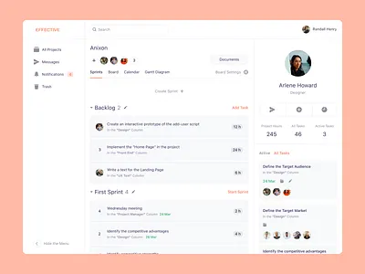 Task Manager clear design desktop dribbble interface popular task management task manager top ui ux