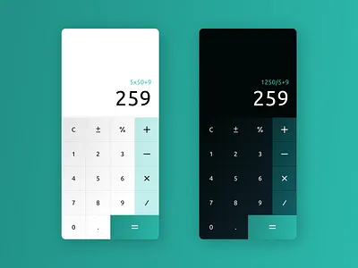 Daily UI 004 - Calculator app calculator calculator app calculator ui daily ui daily ui 004 dailyui design ui uidesign uidesigns