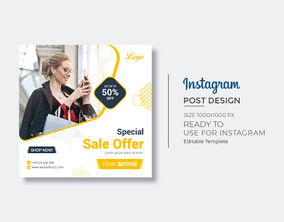 Instagram Post Design banner banner ads banner design cover facebook ads instagram instagram banner instagram post instagram stories social social media story