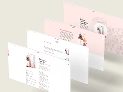 Ikarov Website – Products and Series b2b branding cosmetics design interface landing light products ui ui design ux ux ui web