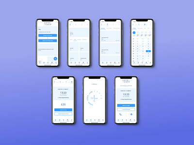 ChopChop London - Concept Wires booking app dashboard figma saas app saas design ui user experience ux ux design wireframes