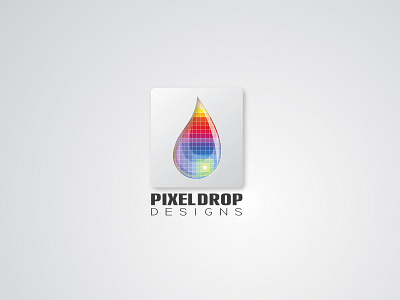 Logo - PIXELDROP branding design icon illustration logo studio typography vector