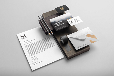 Identity Design for 'Morrison Advisory' branding corporate graphic identity logo