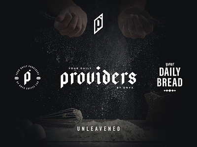 PROVIDERS BY ONYX arkansas bakery branding bread design logo packaging texture typography