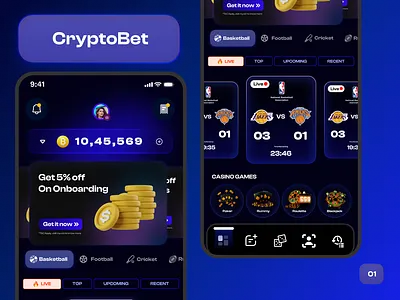 Crypto Betting Application Design adobe application assets branding components crypto design designassets figma framer mobile sketch ui ux web