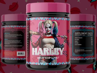 Harley Quinn - Unleash the Madness | Villain Series Branding bold aesthetics