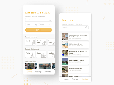 Hotel finding travel mobile app app app design concept design hotel mobile mobile ui rental travel