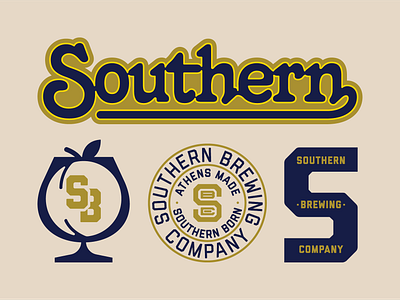 Southern brewing artifacts artifacts badge beer branding brewery brewing georgia identity illustration logo southern type typography wordmark