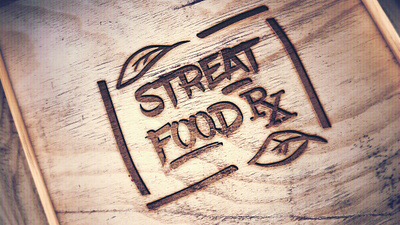 StreatFood RX brand identity branding food graphic design healthy logo mockup