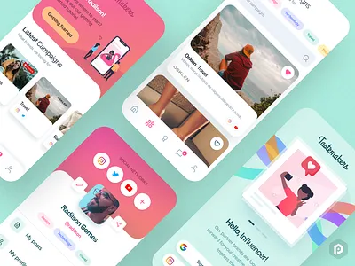 Tastemakers App Concept #3 😎 app brazil colorful design influencer instagram pastel pastel colors pixeldrops product product design ui uiux ux