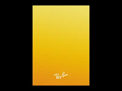 Ray Ban art clean creative design illustraion minimalism poster