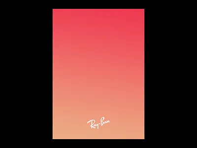Ray Ban art clean creative design illustration minimalism poster