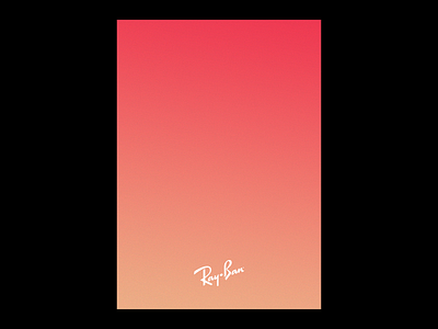 Ray Ban art clean creative design illustration minimalism poster