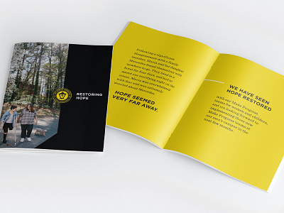 Atlanta Mission: Annual Report annual report annualreport atlanta booklet die cut diecut homeless homelessness movement nonprofit nonprofits print design progress