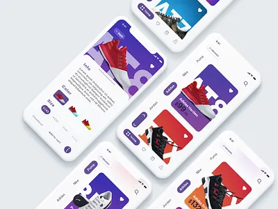 SNEAKIES App Rebbound adobexd app branding logo mobile ui music ui ui design ux ux design web design