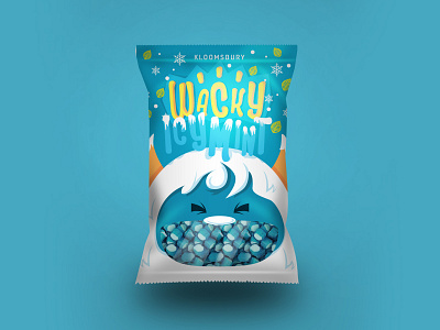 Wacky Icy Mint design illustration packaging packaging mockup typography vector
