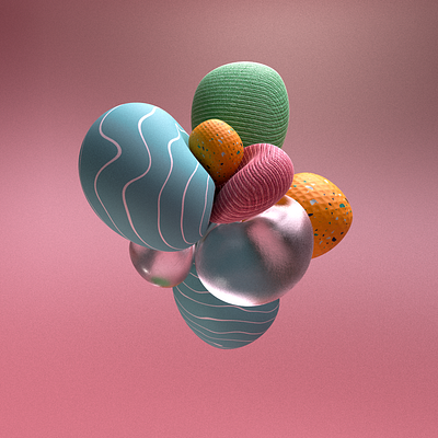 Squidgies cinema4d motion design redshift3d softbody