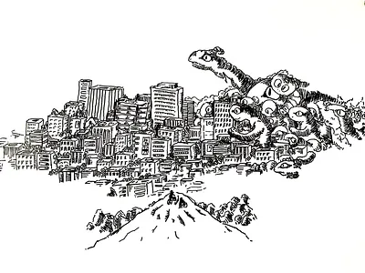 2020 invasion whiteboard cartoon drawing illustration marker whiteboard