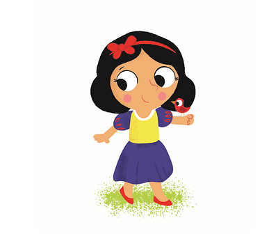 Snow White children childrens childrens illustrations cute illustration picturebook vector