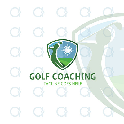 Golf Logo academy brand design coach coaches coaching design designer golf golf club golfer graphic graphic design logo mentor practice tournament train trainer training tutor