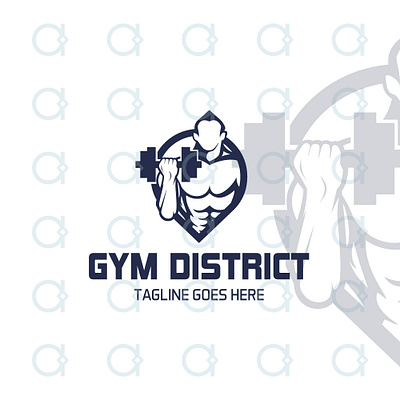 Gym Logo app brand design brand identity design designer fit fitness graphic design gym logo map personal pin place template trainer workout zone
