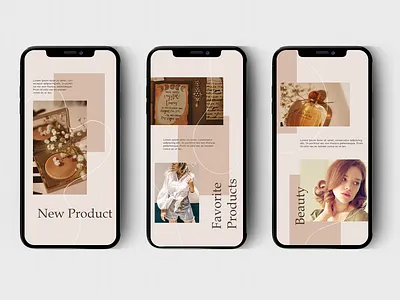 BUNGAH - Instagram Story Template advertising clean design elegant fashion girl instagram instagram stories instagram story instagram template layout modern moodboard simple social media template