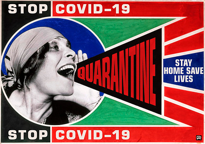 COVID-19 Poster (QUARANTINE) coronaviruspandemic covid19pandemic design illustration poster russian poster typography