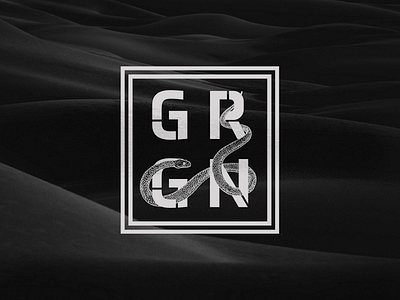 GRGN branding design illustration illustrator logo logotype minimal nightlife vector