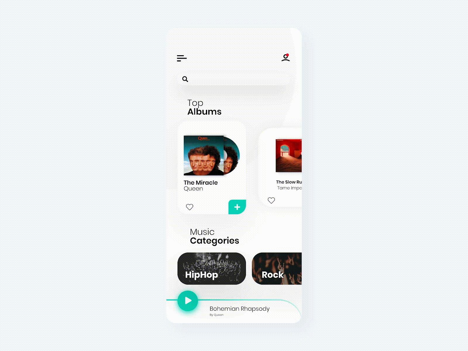 Music player Gif adobe xd animated animated gif animation app app design design gif iran mobile mockup music music app music player photoshop ui ui design uiux ux