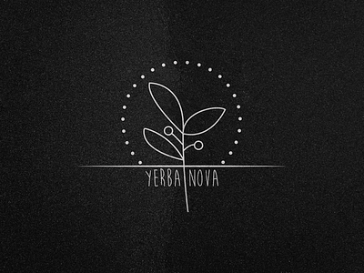 YerbaNova branding design illustration illustrator logo logotype mate minimal vector yerba yerba mate