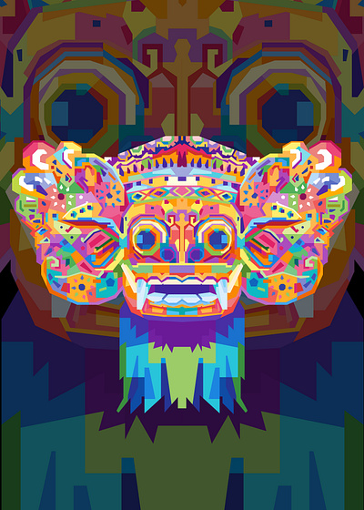 BARONG abstract abstract art abstract design animals barong beautiful collage colorful colors commission commission open commissions design geometric illustration popart tshirt design tshirts wpap