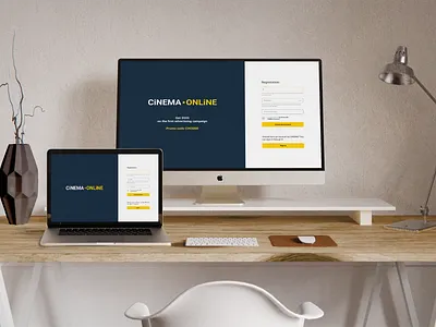 Registration Form cinema movie registration sign in ui ux website