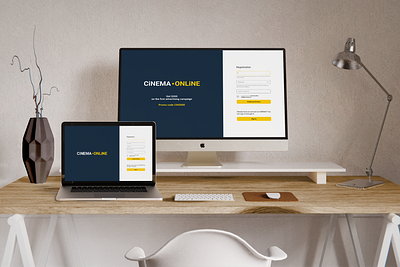 Registration Form cinema movie registration sign in ui ux website