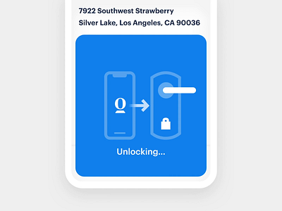 Unlock animation animation app home house lock process safety tour ui unlock